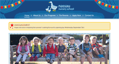 Desktop Screenshot of nassaunursery.org